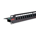 Roline Cat.6/ClassE 19" Patch Panel 24-porta UTP, crni