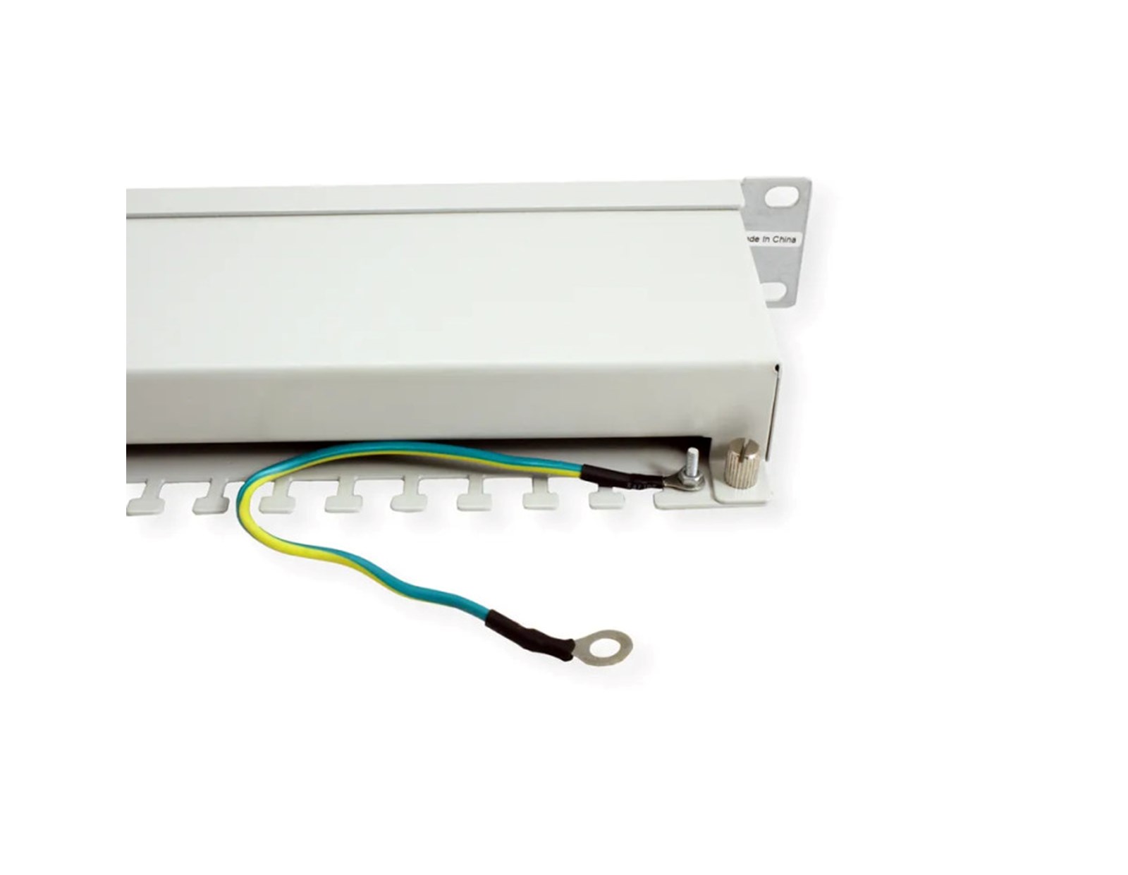 Roline VALUE Cat.5e/Class D 19" Patch Panel 24-porta STP, svijetlo sivi