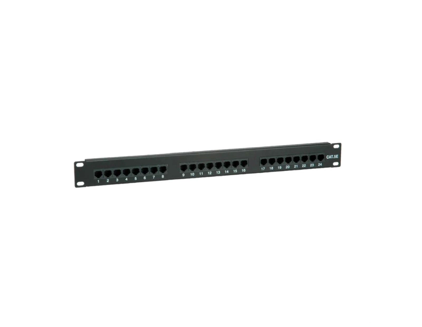 Roline VALUE Cat.5e/Class D 19" Patch Panel 24-porta UTP, crni