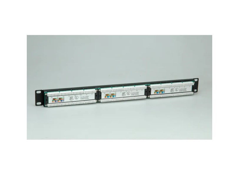 Roline VALUE Cat.5e/Class D 19" Patch Panel 24-porta UTP, crni