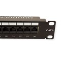 Roline VALUE Cat.6/Class E 19" Patch Panel 24-porta UTP, crni