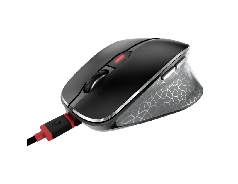 Cherry MW 8C Ergo bežični/BT optički miš, AES-128, USB, crni