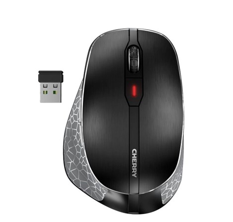 Cherry MW 8C Ergo bežični/BT optički miš, AES-128, USB, crni