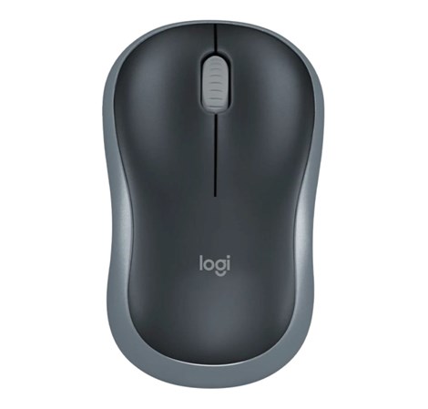 Logitech M185 bežični optički miš, USB, sivi (910-002238)