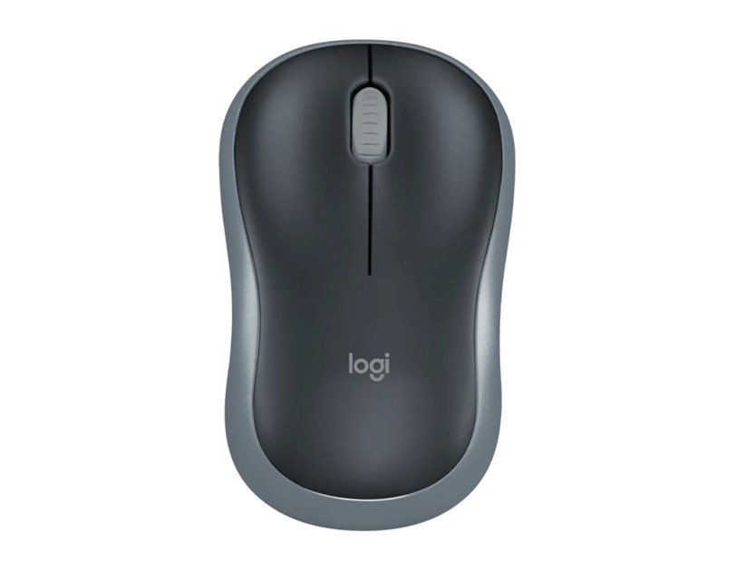 Logitech M185 bežični optički miš, USB, sivi (910-002238)