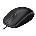 Logitech B100 optički miš, USB, crni (910-003357)