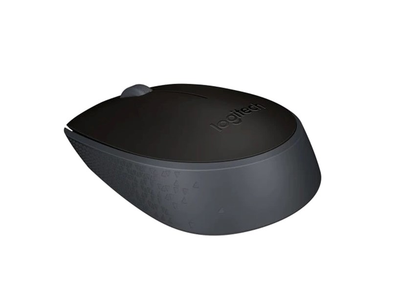 Logitech M171 bežični optički miš, USB, crni/sivi (910-004424)