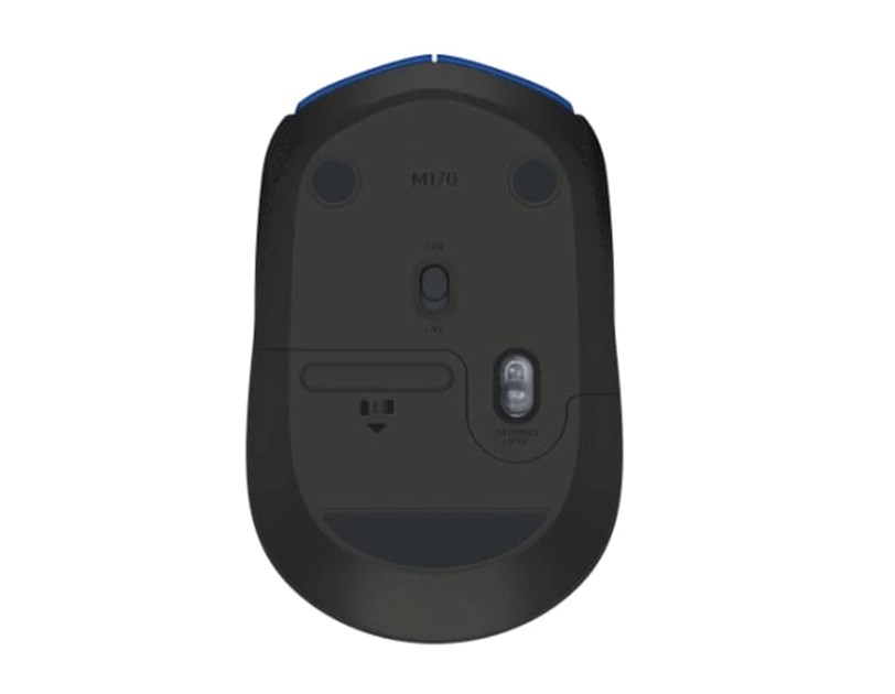 Logitech M171 bežični optički miš, USB, crni/sivi (910-004424)