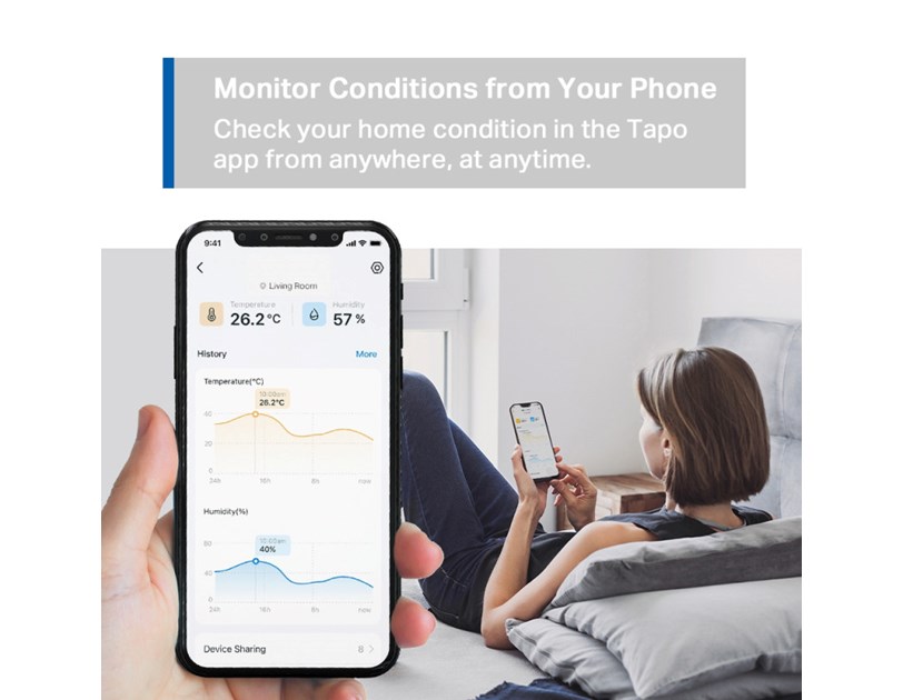 TP-Link Tapo T315 Smart senzor temperature i vlage
