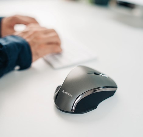 Verbatim Deluxe bežični Blue LED miš, 8 tipki, srebrni