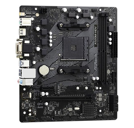 Asrock MB A520M-HDV, S. AM4, 2xDDR4/4733(OC), PCIe 3.0, G-LAN, VGA/DVI-D/HDMI, mATX