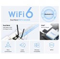 Mercusys AX3000 Wi-Fi 6 Bluetooth 5.2 PCIe Adapter