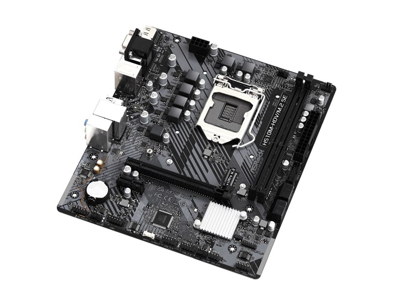ASRock MB H510M-HDV/M.2 SE, S.1200, DDR4/3200MHz, PCIe 4.0, SATA3, G-LAN, VGA/DVI-D/HDMI, mATX