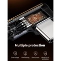 UGREEN USB-C (M) na USB-C (M), kutni 90°, 60W, 3A, PD 3.0, QC 4.0, pleteni kabel MFi, 1m