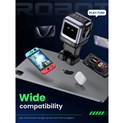 UGREEN Robot zidni punjač 65W, 2x USB-C, 1xUSB-A, GaN, sivo crni