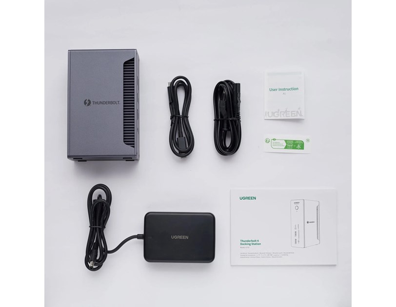 UGREEN Revodok Max 13u1, DisplayPort, Thunderbolt 4, USB-C, RJ45, čitač kartica TF/SD, 3.5mm