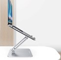 UGREEN stalak za prijenosnik, 13-17.3", metalni, srebrni