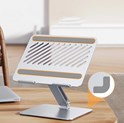 UGREEN stalak za prijenosnik, 13-17.3", metalni, srebrni