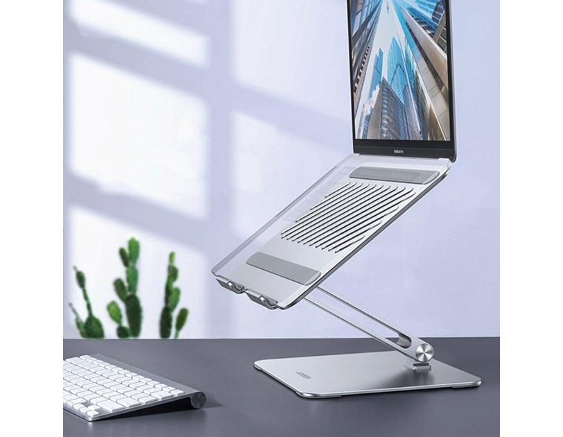 UGREEN stalak za prijenosnik, 13-17.3", metalni, srebrni