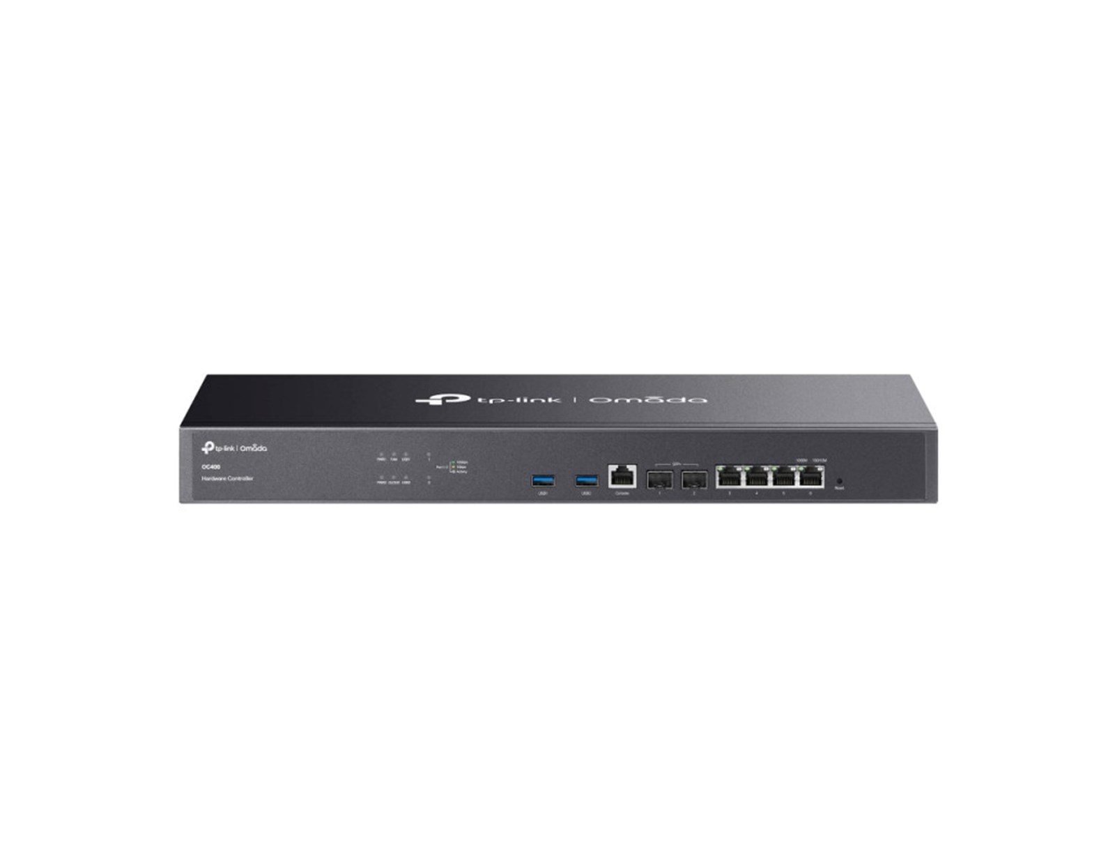 TP-Link OC400 Omada Cloud Hardware kontroler Quad-Core CPU, 2×10G SFP+, 4×GE RJ45, 2×USB 3.0, 1× GE Console
