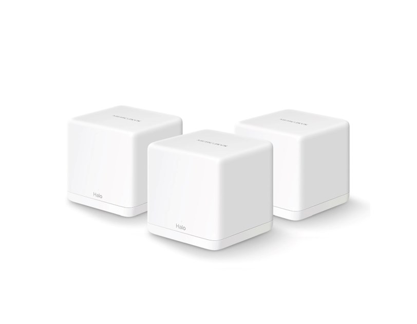 Mercusys Halo H30G(3-pack) AC1300 Whole-Home Mesh Wi-Fi, Dual-Band 400Mbps/867Mbps (2.4GHz/5GHz), 802.11 a/b/g/n/ac, 2×G-LAN