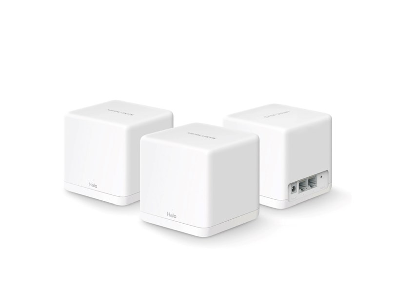 Mercusys Halo H30G(3-pack) AC1300 Whole-Home Mesh Wi-Fi, Dual-Band 400Mbps/867Mbps (2.4GHz/5GHz), 802.11 a/b/g/n/ac, 2×G-LAN