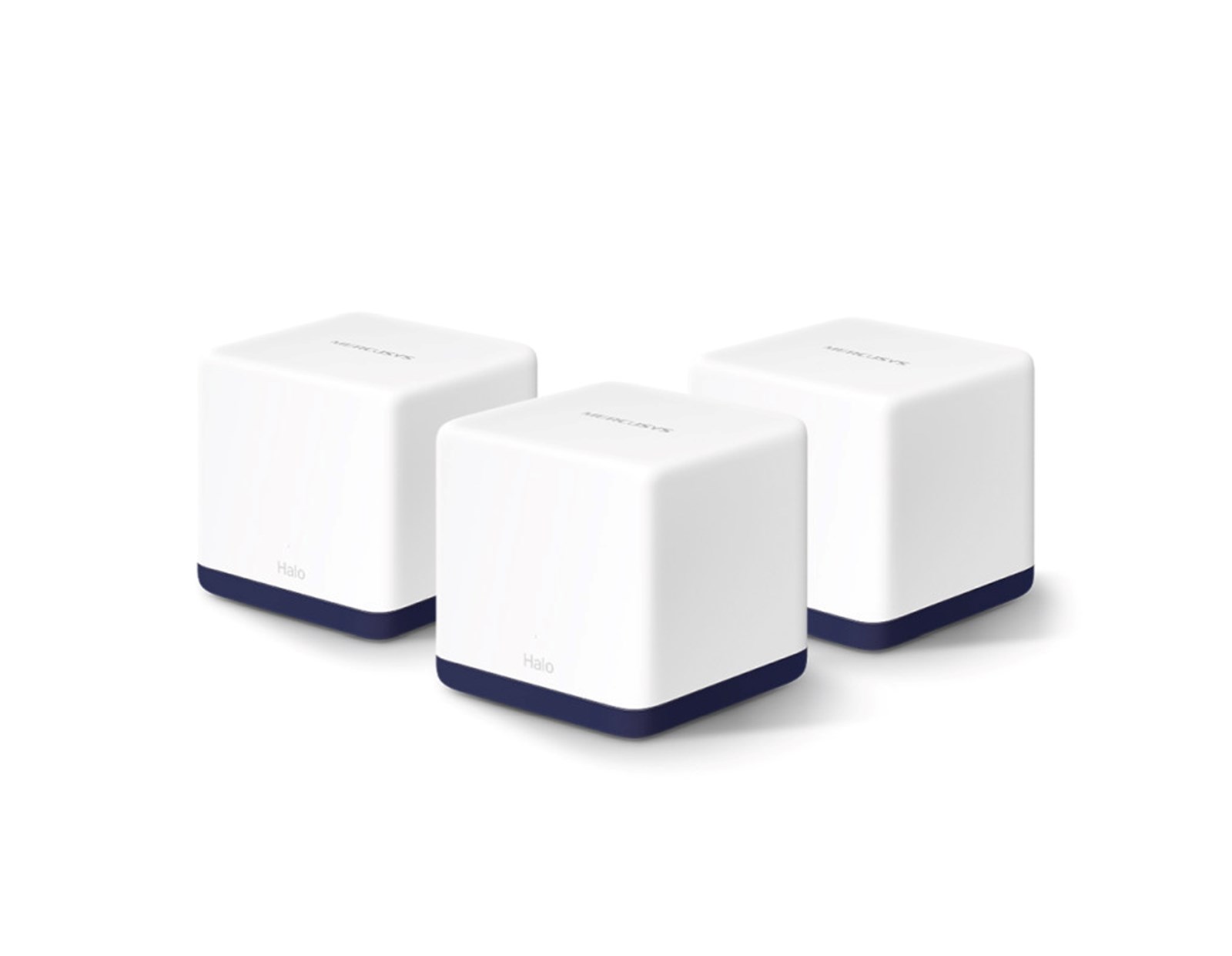 Mercusys Halo H50G(3-Pack) AC1900 Whole-Home Mesh Wi-Fi, Dual-Band 600Mbps/1300Mbps (2.4GHz/5GHz), 802.11 a/b/g/n/ac, 3×G-LAN, Mercusys app