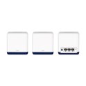 Mercusys Halo H50G(3-Pack) AC1900 Whole-Home Mesh Wi-Fi, Dual-Band 600Mbps/1300Mbps (2.4GHz/5GHz), 802.11 a/b/g/n/ac, 3×G-LAN, Mercusys app
