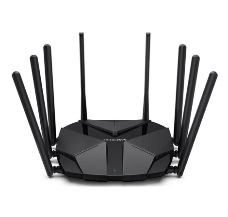 Mercusys MR90X AX600 bežični usmjerivač (Dual-Band WiFi 6 Router) 1148Mbps/4804Mbps (2.4GHz/5GHz),802.11ax/ac/a/b/g/n, 2×G-LAN, 1×G-WAN, 1× 2.5 Gbps WAN/LAN, 8x dBi fiksne omni-direkcione antene