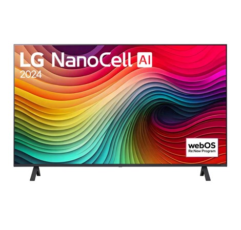 LG 50" (127cm) 50NANO81T3A, 4K/UHD 3840x2160, HDR10/HLG, 60Hz, Bluetooth, Wifi, LAN/HDMI/USB, webOS 24