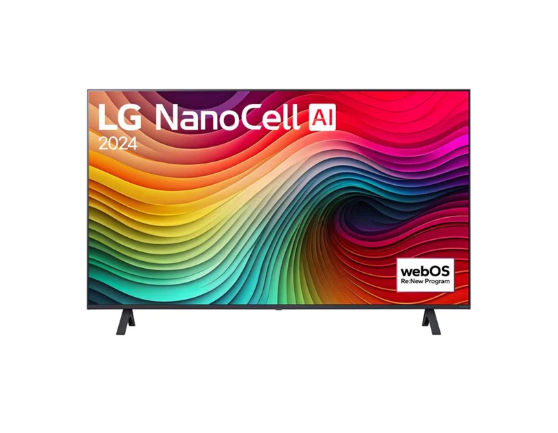 LG 50" (127cm) 50NANO81T3A, 4K/UHD 3840x2160, HDR10/HLG, 60Hz, Bluetooth, Wifi, LAN/HDMI/USB, webOS 24