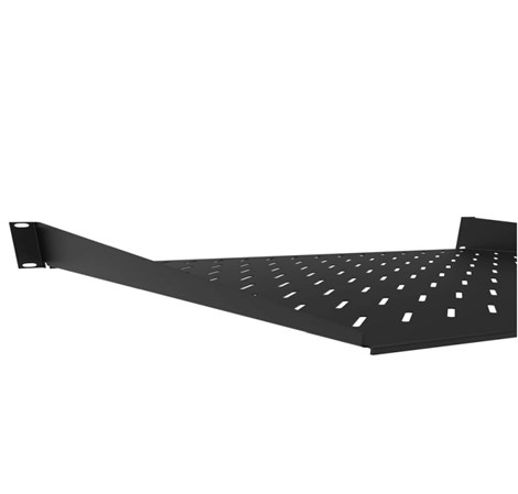 Canovate 19" 1U Cantilever konzolna polica, pričvršćenje prednjim vijcima d=450mm, nosivost 15-25 kg (CCA-9-1001-02)