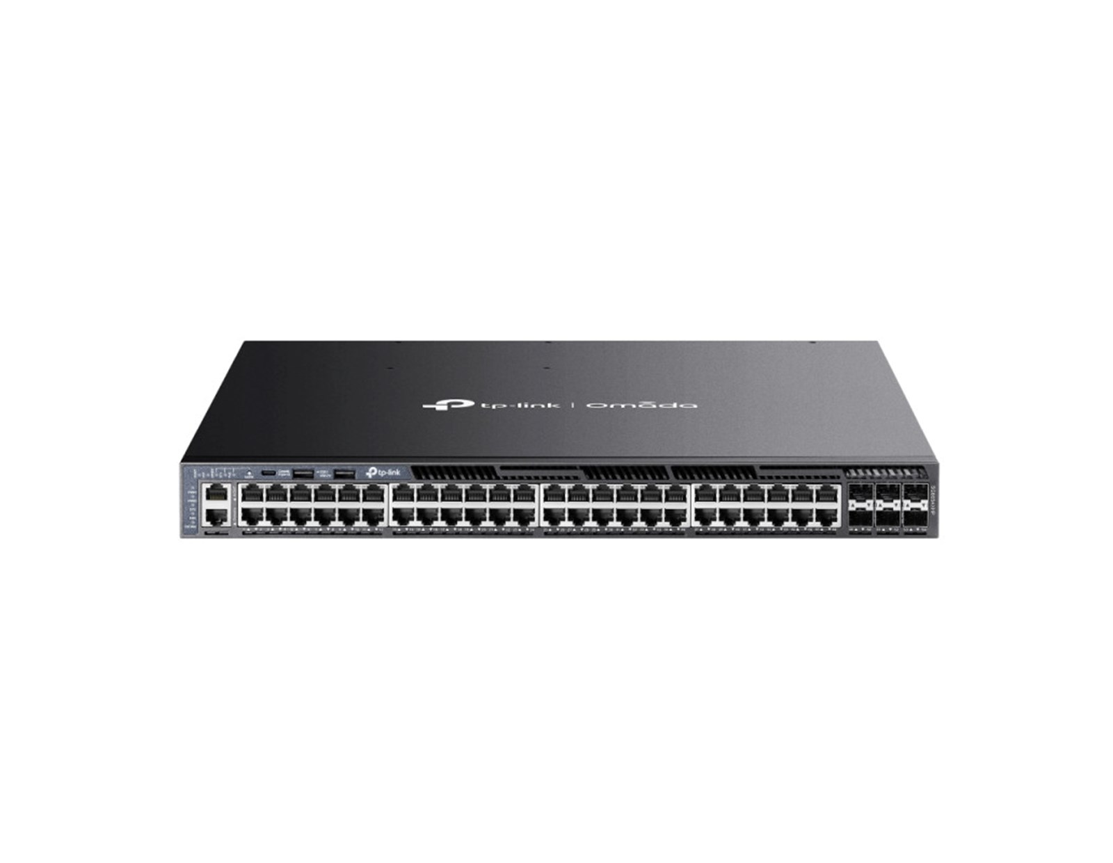 TP-Link Omada 48-Port Gigabit Stackable L3 Managed PoE+ Switch with 6 10G Slots