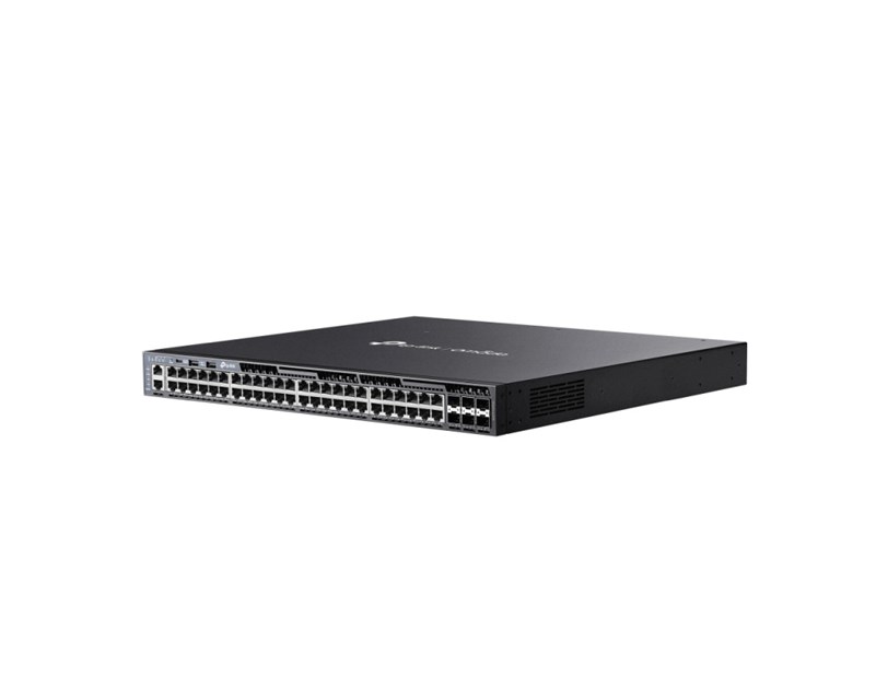 TP-Link Omada 48-Port Gigabit Stackable L3 Managed PoE+ Switch with 6 10G Slots