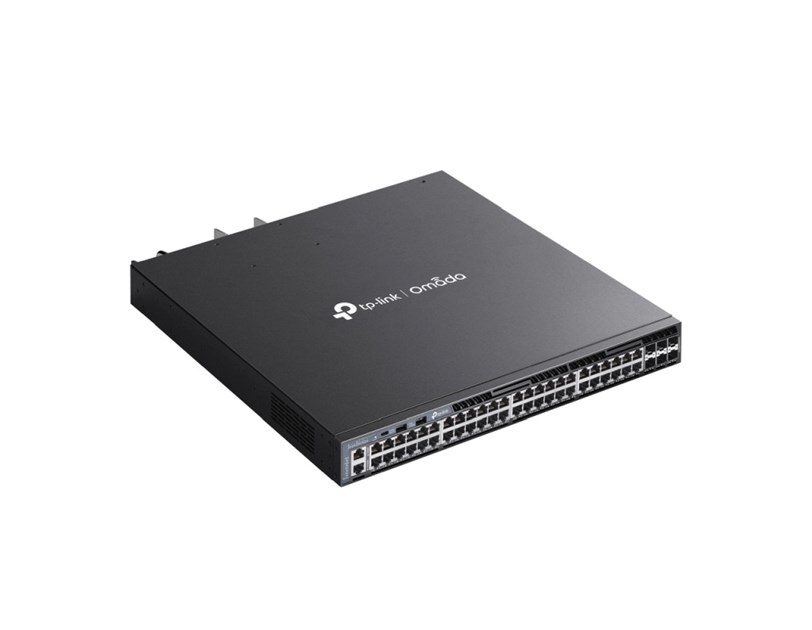 TP-Link Omada 48-Port Gigabit Stackable L3 Managed PoE+ Switch with 6 10G Slots