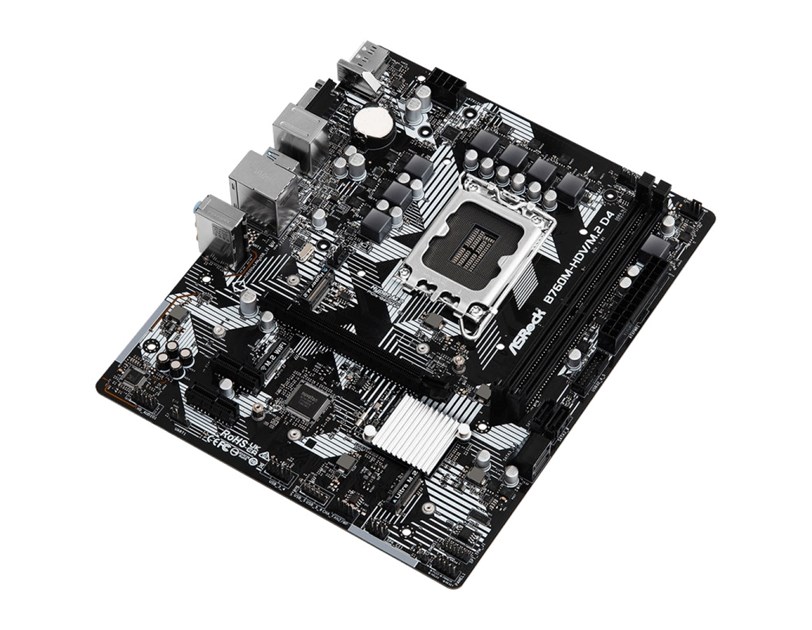 ASRock MB B760M-HDV/M.2, S.1700, DDR4/5333MHz(OC), PCIe 4.0, G-LAN, VGA/DP/HDMI, mATX