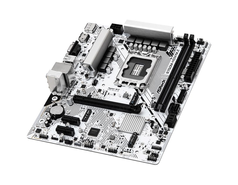 ASRock MB B760M-HDV/M.2, S.1700, DDR5/7200MHz(OC), PCIe 4.0, G-LAN, VGA/DP/HDMI, mATX