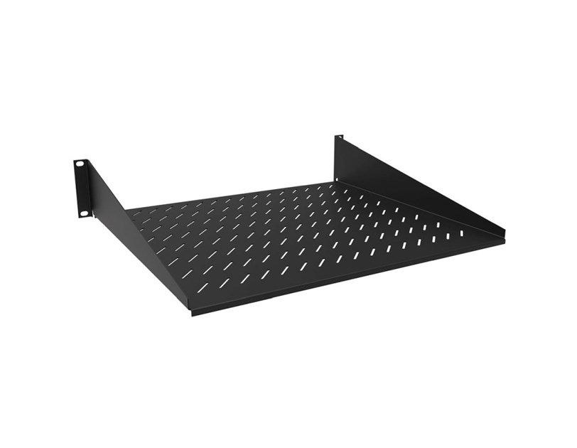 Canovate 19" 2U Cantilever konzolna polica, pričvršćenje prednjim vijcima d=400mm, nosivost 15-25 kg (CCA-9-1003)