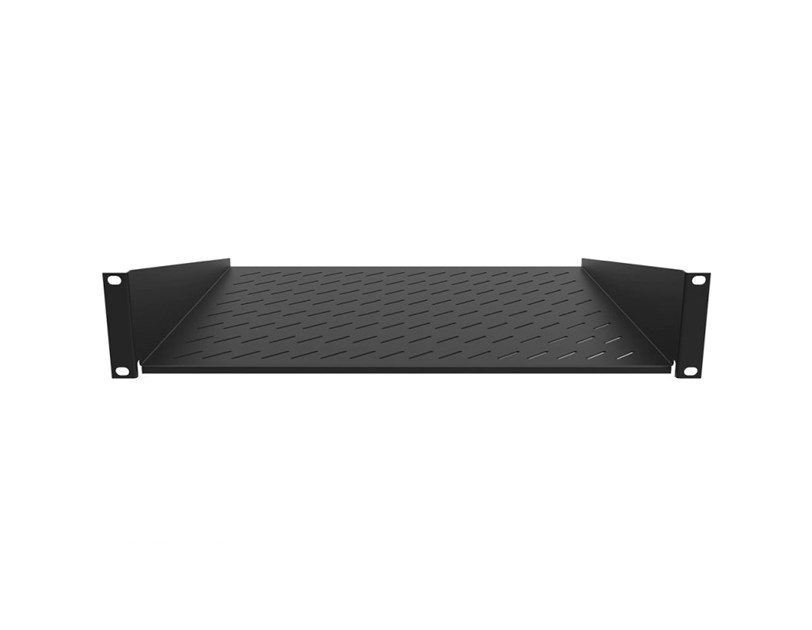 Canovate 19" 2U Cantilever konzolna polica, pričvršćenje prednjim vijcima d=400mm, nosivost 15-25 kg (CCA-9-1003)