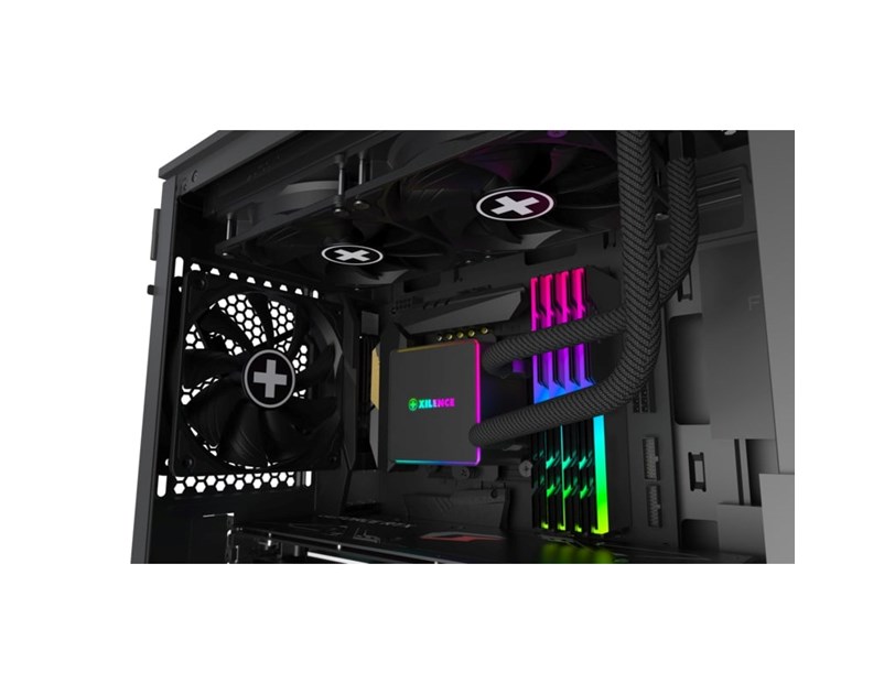 Xilence LiQuRizer LQ240PRO vodeno hlađenje za procesore Intel/AMD Multi socket, ARGB pumpa, 2×120mm ventilator