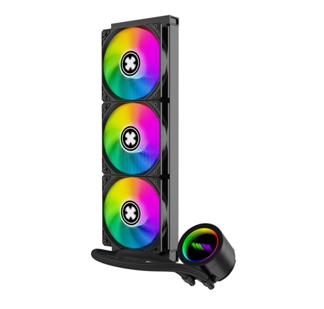Xilence LQ360G.ARGB Gaming Series vodeno hlađenje za procesore Intel/AMD Multi socket, 3×120mm PWM ARGB ventilator, crno