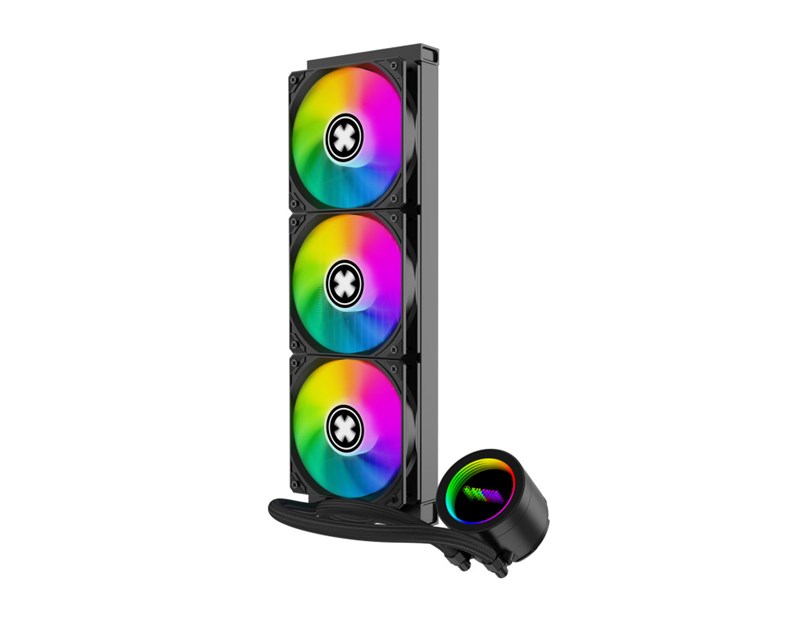 Xilence LQ360G.ARGB Gaming Series vodeno hlađenje za procesore Intel/AMD Multi socket, 3×120mm PWM ARGB ventilator, crno