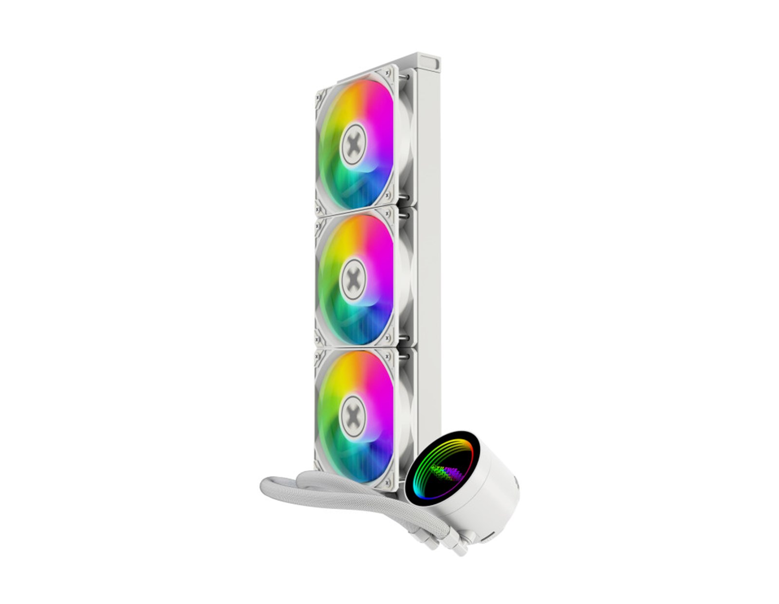 Xilence LQ360G.W.ARGB Gaming Series vodeno hlađenje za procesore Intel/AMD Multi socket, 3×120mm PWM ARGB ventilator, bijeli