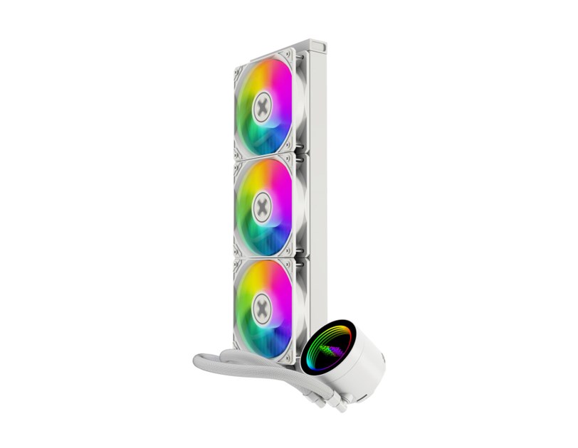 Xilence LQ360G.W.ARGB Gaming Series vodeno hlađenje za procesore Intel/AMD Multi socket, 3×120mm PWM ARGB ventilator, bijeli