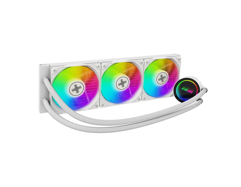 Xilence LQ360G.W.ARGB Gaming Series vodeno hlađenje za procesore Intel/AMD Multi socket, 3×120mm PWM ARGB ventilator, bijeli
