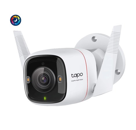 TP-Link Tapo C325WB ColorPro kamera 2K QHD 4MP, H.264, Color-Pro Night Vision, microSD, 2×Spotlights, dvosmjerni audio, detekcija pokreta, vodootporna IP66, Wi-Fi, Tapo app