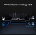 TP-Link AX3000 Archer AX55 Pro bežični usmjerivač (Dual-Band Router Wi-Fi 6) Multi-Gigabit 574 Mbps/2402 Mbps (2.4 GHz/5 GHz) 802.11ax/a/b/g/n/ac, 2×  WAN/LAN, 3× Gigabit LAN, USB 3.0, 4×fiksne antene