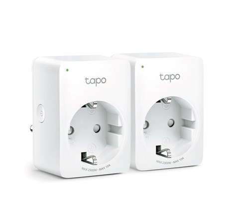 TP-Link Tapo P100-2 WiFi Smart Plug (2 pack) 2.4GHz, 802.11b/g/n, BT4.2, Tapo app, Wi-Fi kontrola, Timer/Schedule postavke, Glasovna kotrola Amazon Alexa/Google Assistant 