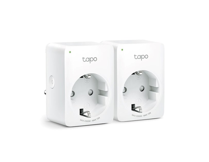 TP-Link Tapo P100-2 WiFi Smart Plug (2 pack) 2.4GHz, 802.11b/g/n, BT4.2, Tapo app, Wi-Fi kontrola, Timer/Schedule postavke, Glasovna kotrola Amazon Alexa/Google Assistant 