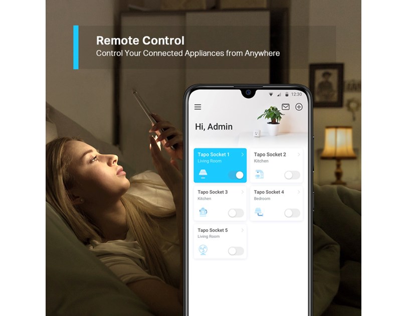TP-Link Tapo P100-2 WiFi Smart Plug (2 pack) 2.4GHz, 802.11b/g/n, BT4.2, Tapo app, Wi-Fi kontrola, Timer/Schedule postavke, Glasovna kotrola Amazon Alexa/Google Assistant 